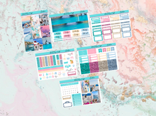 Load image into Gallery viewer, Santorini Mini kit | Standard Vertical Planner Stickers