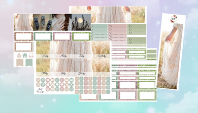 Bridal woods Monthly kit | Standard Vertical Planner Stickers