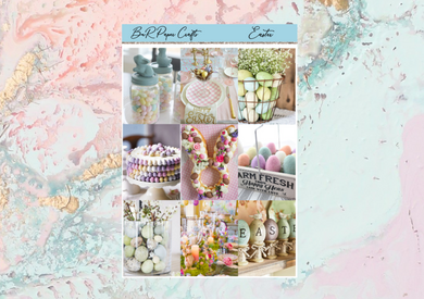 Easter Mini kit | Standard Vertical Planner Stickers