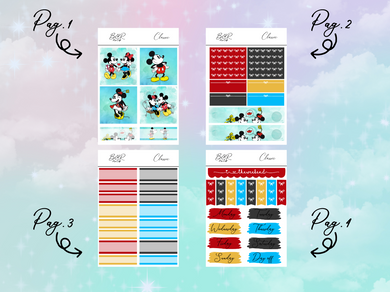 Classic PP Weeks kit | EC Planner Stickers