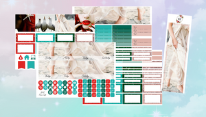 Ariel 2 Monthly kit | Standard Vertical Planner Stickers
