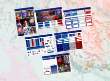 Load image into Gallery viewer, Disney 4th of July Mini kit | Standard Vertical Planner Stickers