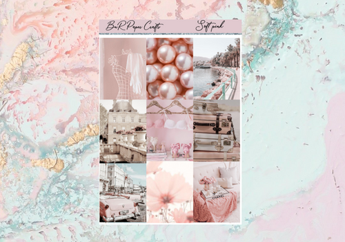 Soft pink FULL BOXES only | Standard Vertical Planner Stickers