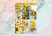 Load image into Gallery viewer, Lemon B6 kit | Standard Vertical Planner Stickers