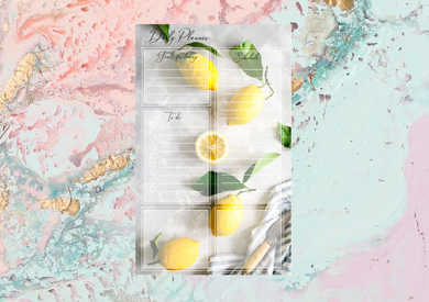 Lemon Daily Notepad | EC Planner Stickers | Notepad