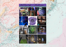 Load image into Gallery viewer, Haunted mansion B6 kit | Standard Vertical Planner Stickers