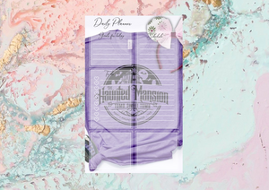 Haunted mansion Daily Notepad | EC Planner Stickers | Notepad
