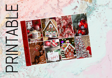 Load image into Gallery viewer, PRINTABLE Red Christmas HP classic kit | Standard Vertical Planner Stickers