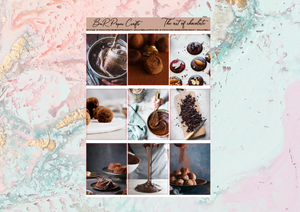 The art of chocolate Deluxe kit | Standard Vertical Planner Stickers