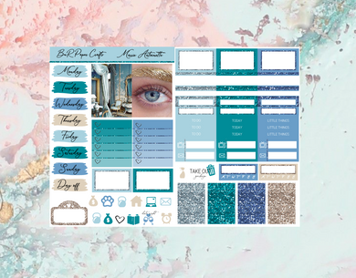 Marie Antoinette Micro kit | Standard Vertical Planner Stickers