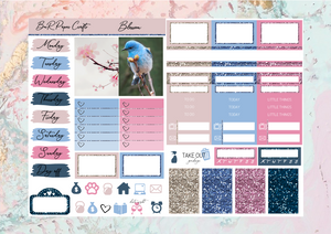 Blossom Micro kit | Standard Vertical Planner Stickers