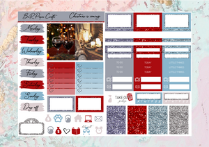 Christmas is coming Micro kit | Standard Vertical Planner Stickers