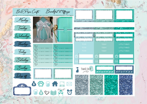 Breakfast at Tiffany's Micro kit | Standard Vertical Planner Stickers