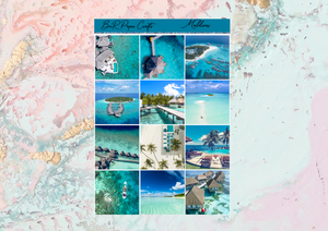 Maldives B6 kit | Standard Vertical Planner Stickers