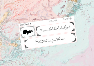 Edna Mode Washi foil overlays | Foil Planner Stickers