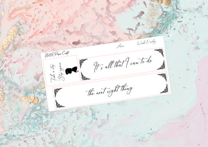 Anna Washi foil overlays | Foil Planner Stickers