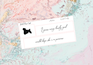 Anastasia Washi foil overlays | Foil Planner Stickers