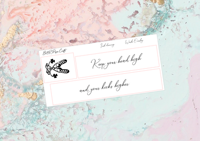 Irish dancing Washi foil overlays | Foil Planner Stickers