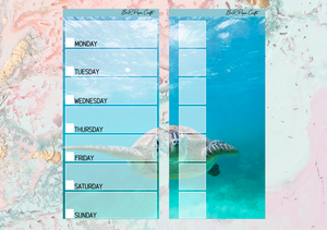 Australia Hobonichi full page kit | Weeks Vertical Planner Stickers