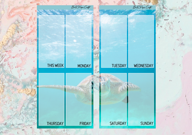 Australia PP weeks full page kit | Weeks Vertical Planner Stickers