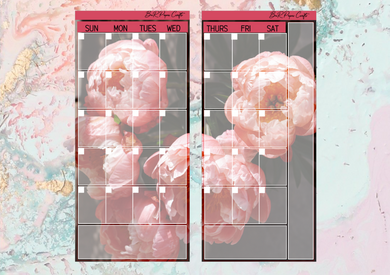 Happy Monthly full page kit | Weeks Vertical Planner Stickers