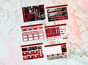 Red queen Happy Planner Deluxe kit | Standard Vertical Planner Stickers