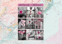 Load image into Gallery viewer, Black and pink Deluxe kit | Standard Vertical Planner Stickers