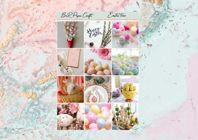 Easter time B6 FULL BOXES only | Standard Vertical Planner Stickers
