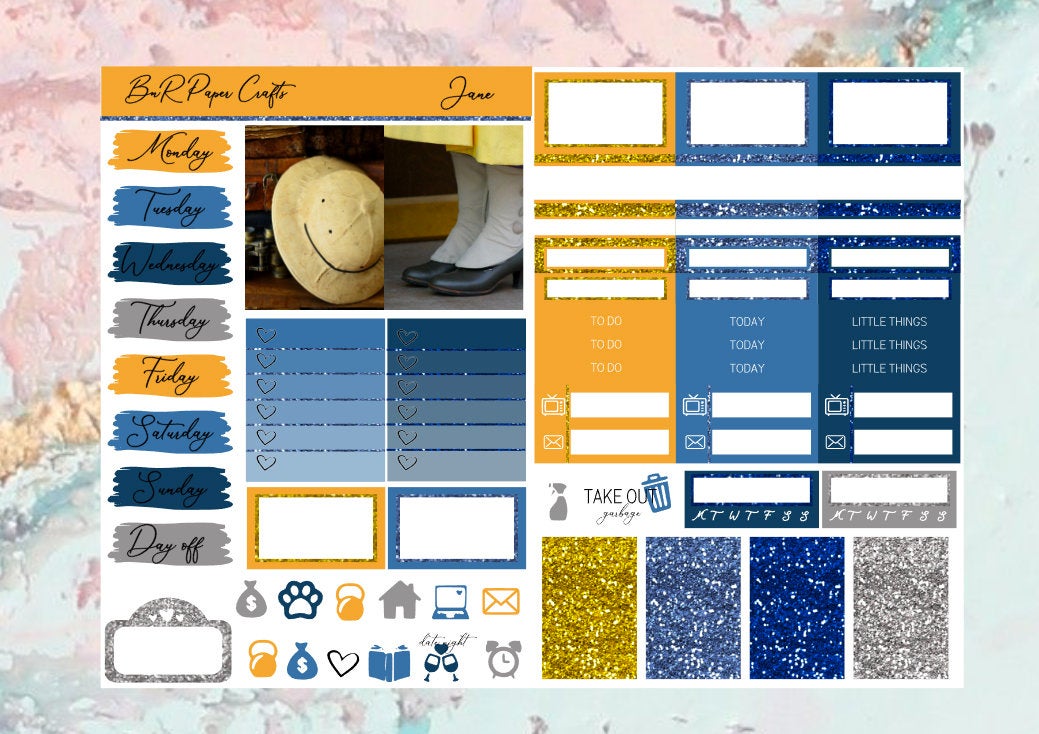 Jane Micro kit | EC Planner Stickers