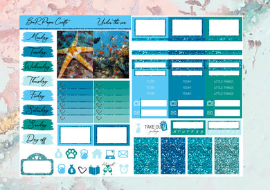 Under the sea Micro kit | EC Planner Stickers