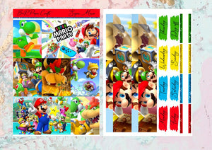 Super Mario Mini kit | EC Planner Stickers