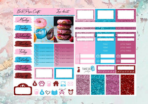 Love Donuts Micro kit | EC Planner Stickers
