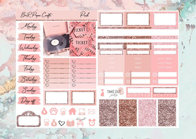 Pink Micro kit | EC Planner Stickers