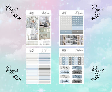 PP Weeks kit | EC Planner Stickers